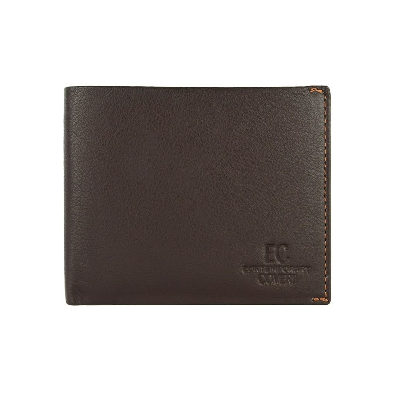 EC COVERI Cartera Hombre de Piel Auténtica, Con Monedero y Caja — vista 9