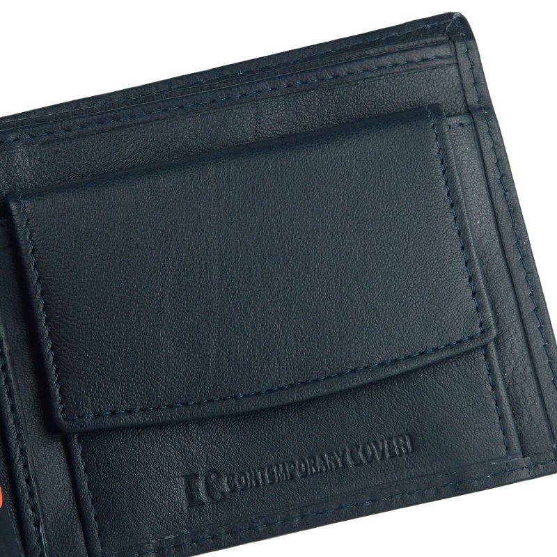 EC COVERI Men's Wallet in Genuine Leather, With Coin Purse and Box nr2 — view 7