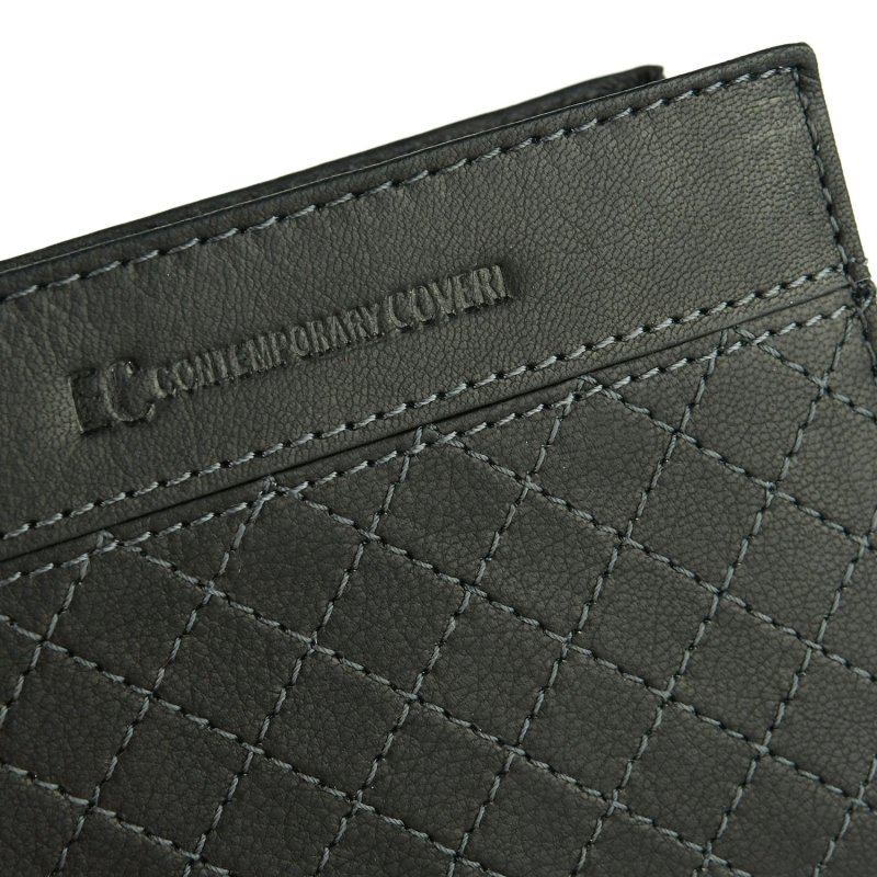 EC COVERI Portefeuille Homme en Cuir Véritable, Avec Porte-monnaie et Boîte n°2 — vue 22