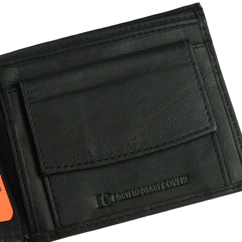 EC COVERI Portefeuille Homme en Cuir Véritable, Avec Porte-monnaie et Boîte n°2 — vue 23