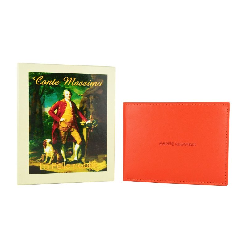 Conte Massimo Men's Wallet in Genuine Leather, Handmade, With RFID Protection and Gift Box — view 8
