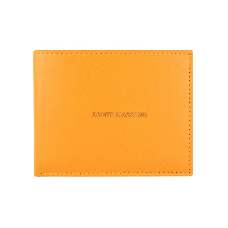 Conte Massimo Men's Wallet in Genuine Leather, Handmade, With RFID Protection and Gift Box — view 17