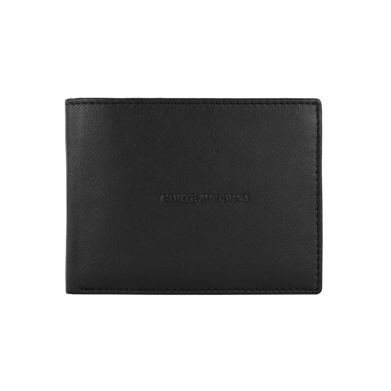 Conte Massimo Men's Wallet in Genuine Leather, Handmade, With RFID Protection and Gift Box — view 25