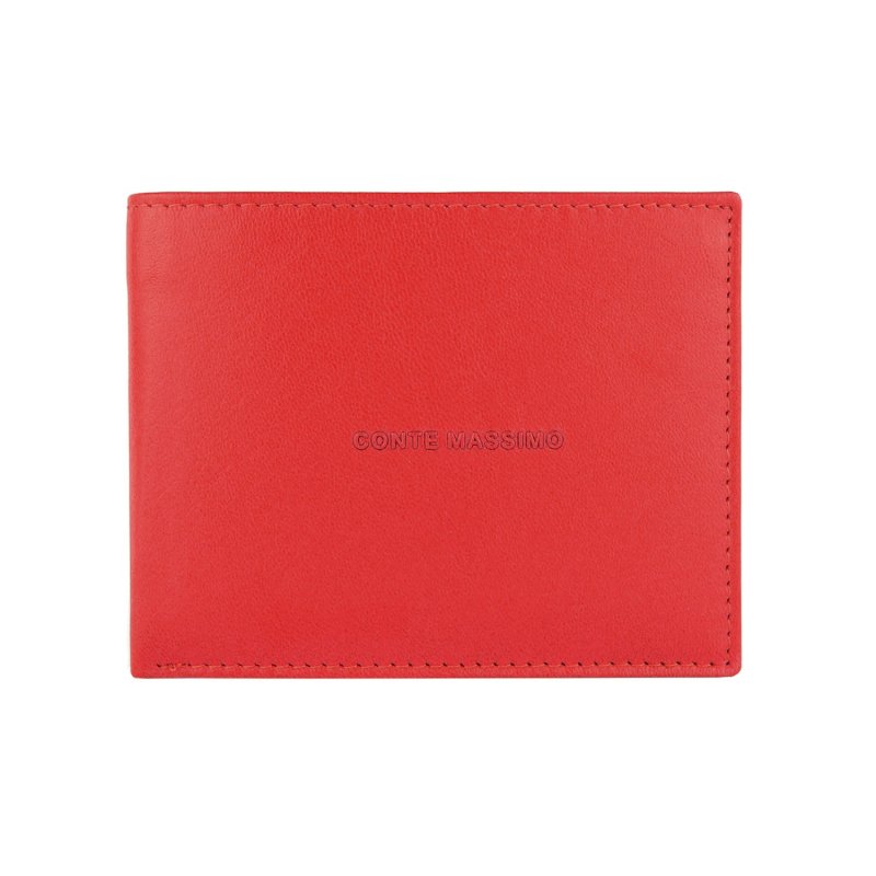 Conte Massimo Men's Wallet in Genuine Leather, Handmade, With RFID Protection and Gift Box — view 33