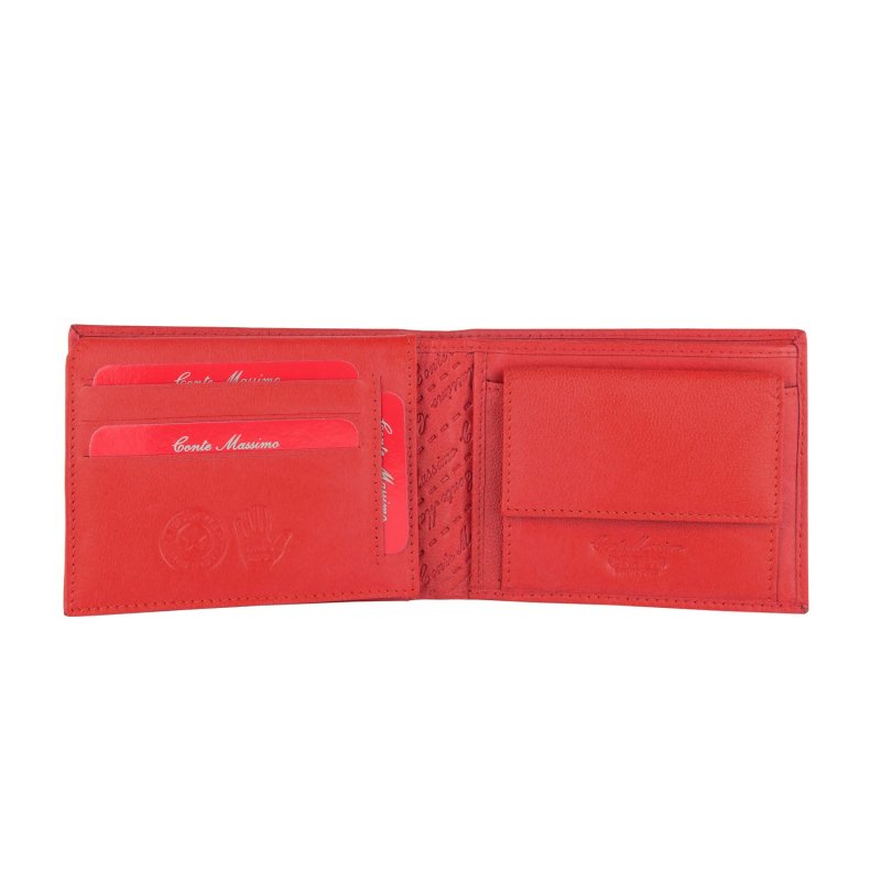 Conte Massimo Portefeuille Homme en Cuir Véritable, Fait Main, Avec Protection RFID et Boîte Cadeau — vue 34