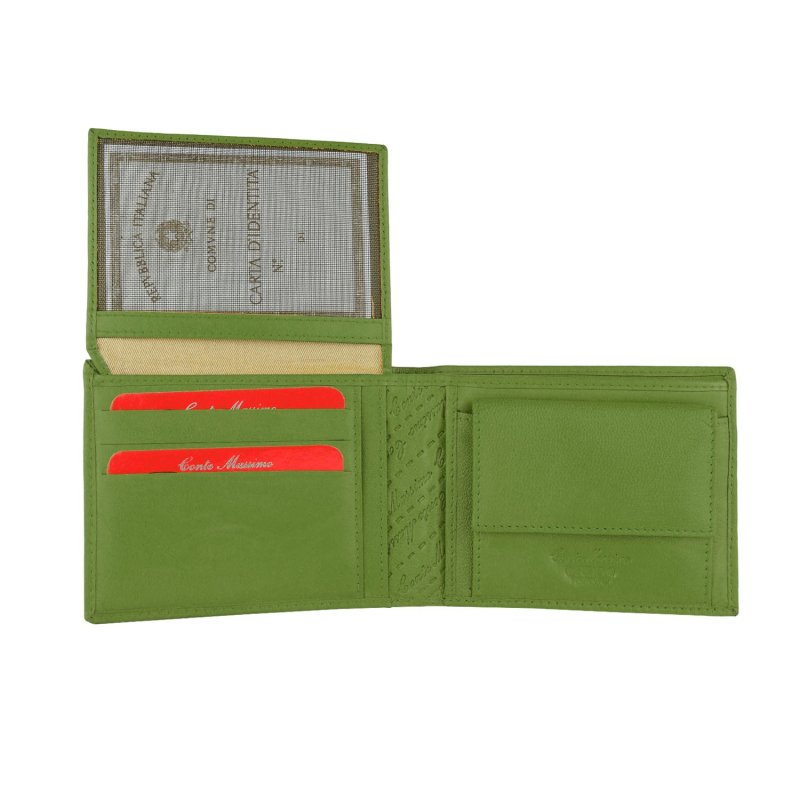 Conte Massimo Portefeuille Homme en Cuir Véritable, Fait Main, Avec Protection RFID et Boîte Cadeau — vue 43
