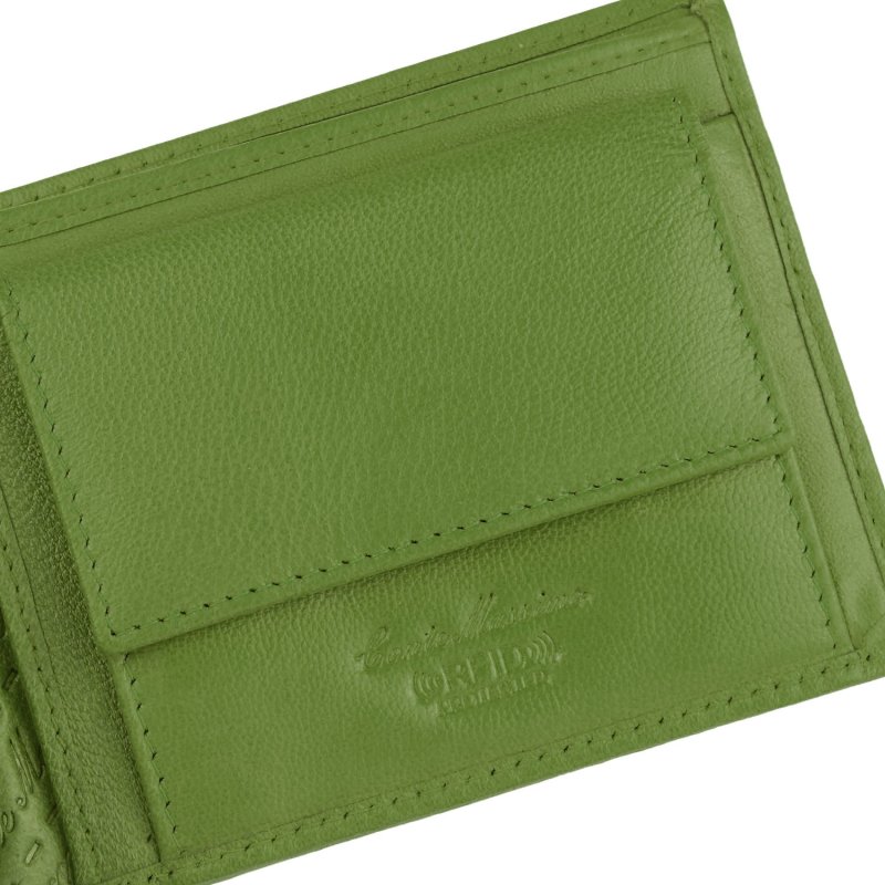 Conte Massimo Men's Wallet in Genuine Leather, Handmade, With RFID Protection and Gift Box — view 46