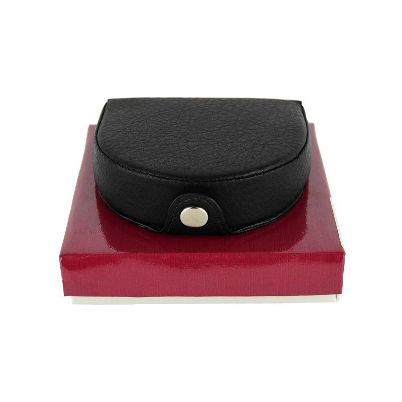 Gresel Coin Purse, Euro Coin Holder, In Faux Leather, With Box — front view