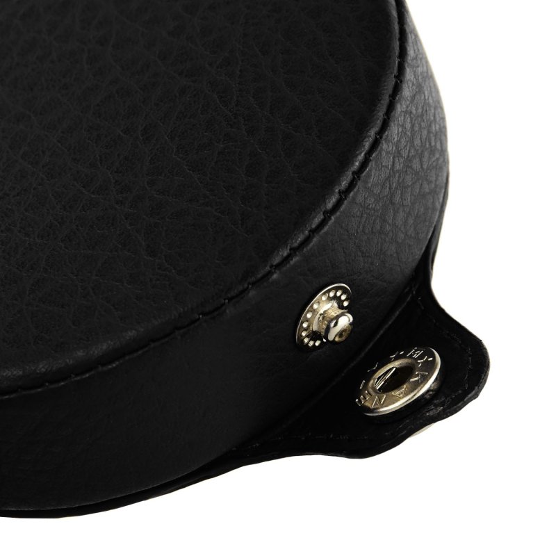 Gresel Coin Purse, Euro Coin Holder, In Faux Leather, With Box — logo detail
