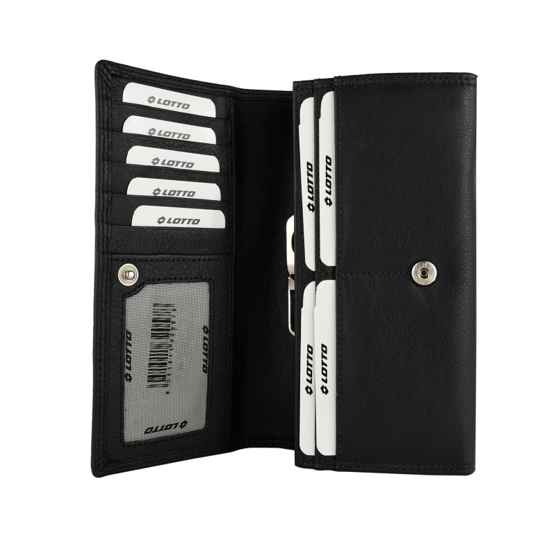 Lotto Women's Wallet in Genuine Leather, Elegant and Spacious, Large With Gift Box — view 20