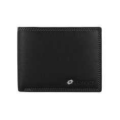 Lotto Portefeuille Homme en Cuir Véritable, Spacieux avec Boîte Cadeau, Sans Fenêtre avec Porte-monnaie