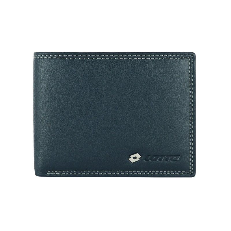 Lotto Men's Genuine Leather Wallet, Spacious, with Gift Box, No Window, with Coin Pocket — view 9