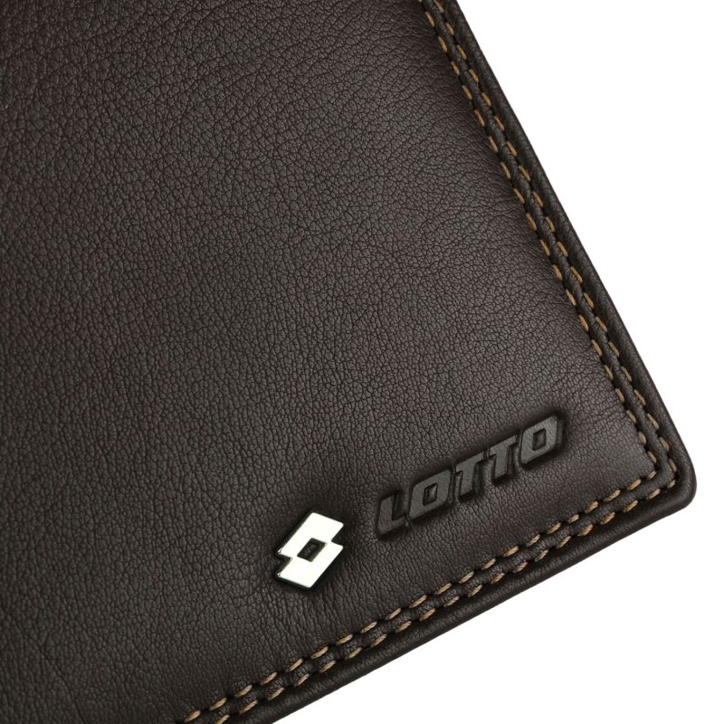 Lotto Men's Genuine Leather Wallet, Spacious, with Gift Box, No Window, with Coin Pocket — view 21