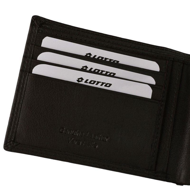 Lotto Men's Genuine Leather Wallet, Spacious, with Gift Box, No Window, with Coin Pocket — view 23