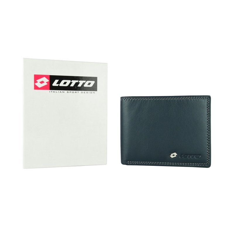Lotto Portefeuille Homme en Cuir Véritable, Spacieux avec Boîte Cadeau, Classique avec Porte-monnaie — vue 16