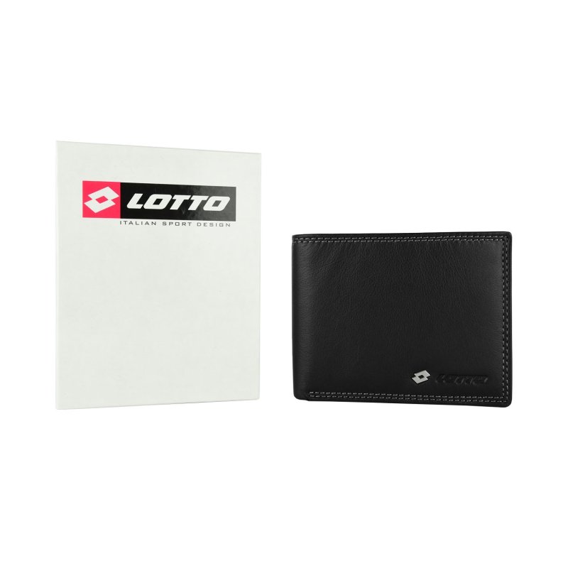Lotto Men's Genuine Leather Wallet, Spacious, with Gift Box, Classic with Coin Pocket — view 23