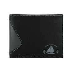 Ocean Sailors Herren-Geldbörse aus echtem Leder mit Münzfach, mit Geschenkbox