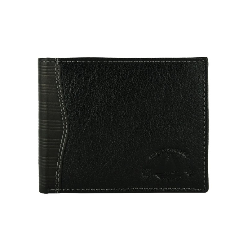 Ocean Sailors Portefeuille Homme en Cuir Véritable avec Porte-monnaie, avec Boîte Cadeau