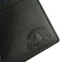 Ocean Sailors Cartera de Hombre en Piel Auténtica Con Monedero, Con Caja de Regalo — detalle