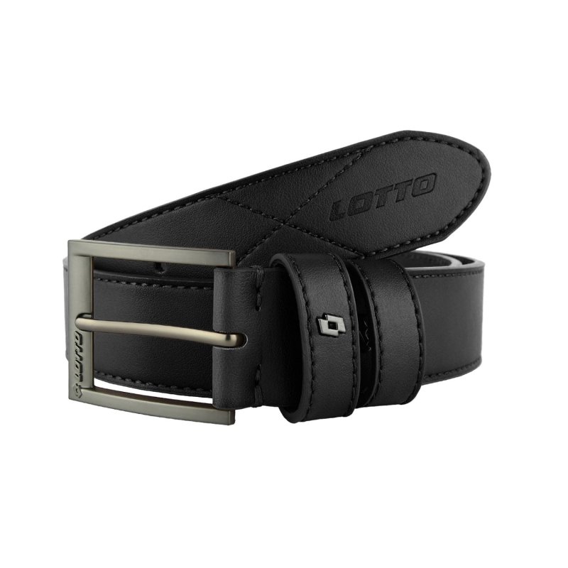 Lotto, Men's Belt with PU Outer and Leather Lining, 4 cm High, Shortenable, With Box — view 19