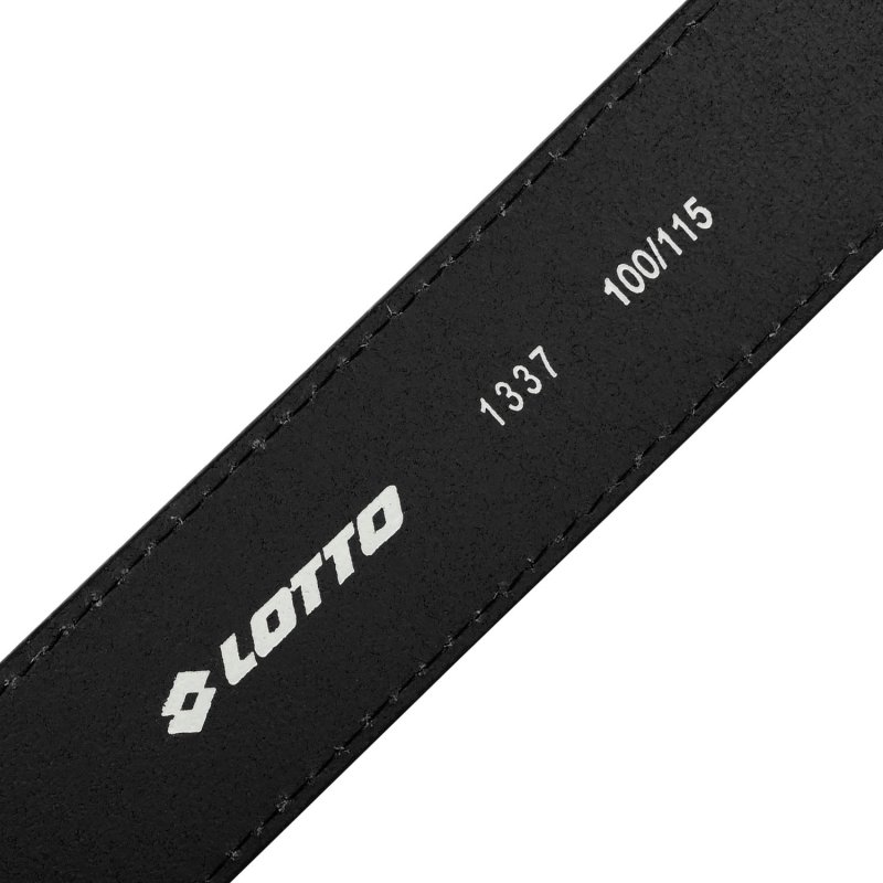 Lotto, Men's Belt with PU Outer and Leather Lining, 4 cm High, Shortenable, With Box — view 24