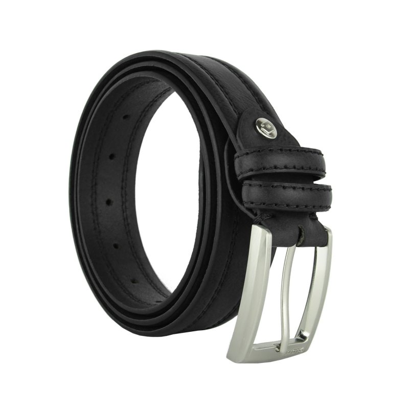 Lotto, Men's Belt with PU Outer and Leather Lining, 3.5 cm High, Shortenable, With Box — view 9