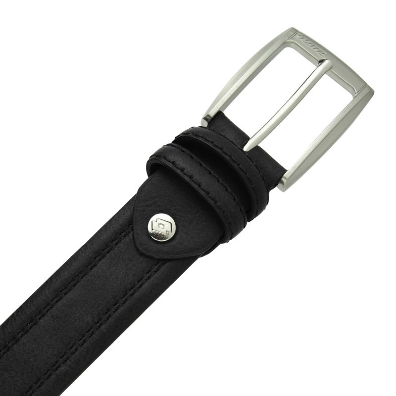Lotto, Men's Belt with PU Outer and Leather Lining, 3.5 cm High, Shortenable, With Box — view 12