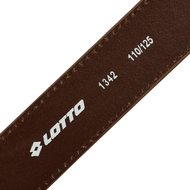 Lotto, Men's Belt with PU Outer and Leather Lining, 4 cm High, Shortenable, With Box — view 8