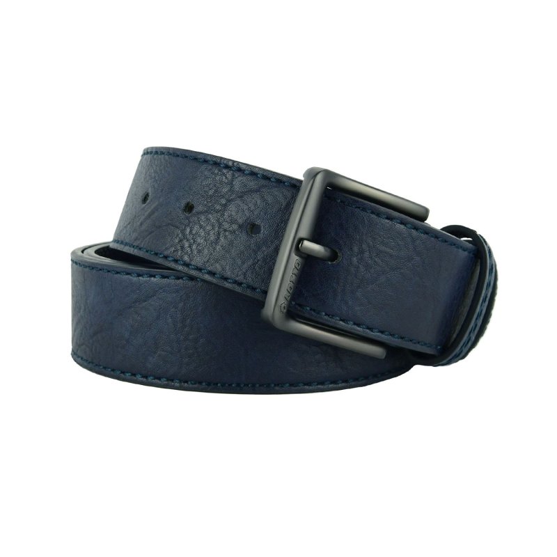 Lotto, Cinturón Hombre Exterior PU y Forro en Piel, Alto 4 cm Acortable Con Caja — vista 18