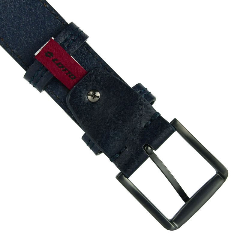 Lotto, Men's Belt with PU Outer and Leather Lining, 4 cm High, Shortenable, With Box — view 21