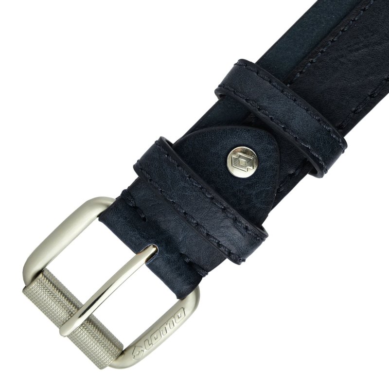 Lotto Men's Belt, PU Exterior with Leather Lining, 4cm High, Shortenable, With Box — view 12