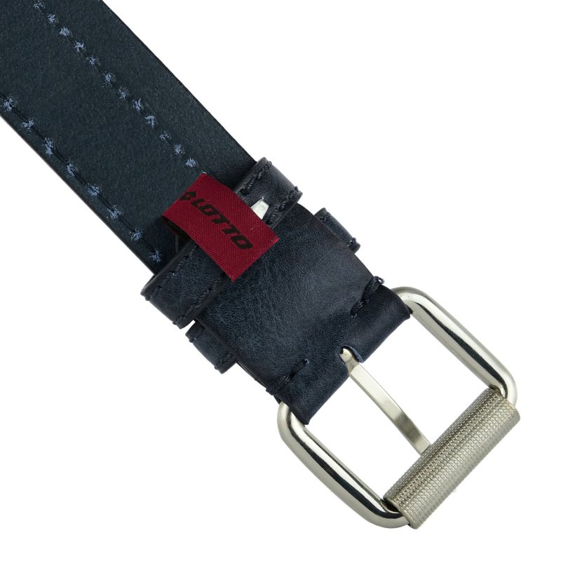Lotto Men's Belt, PU Exterior with Leather Lining, 4cm High, Shortenable, With Box — view 13