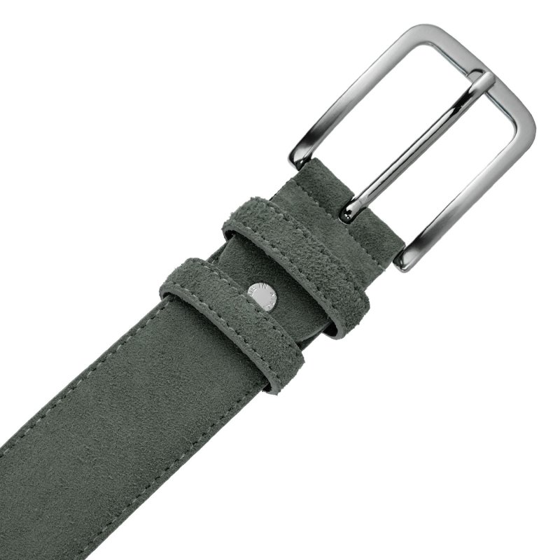 GreSel Suede Belt Men And Women, Genuine Leather, Made In Italy, Adjustable — view 12
