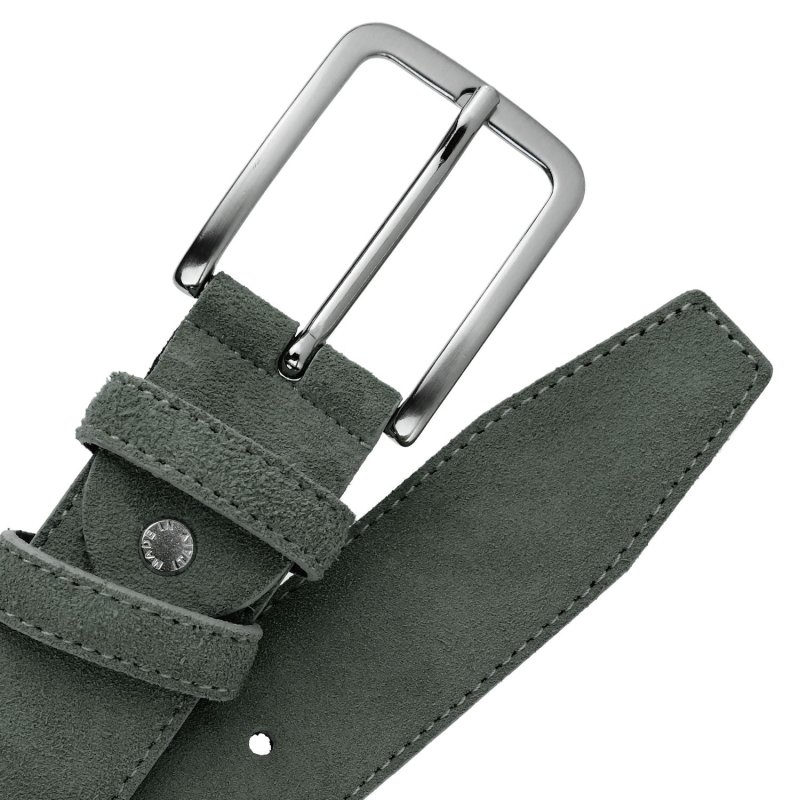 GreSel Suede Belt Men And Women, Genuine Leather, Made In Italy, Adjustable — view 14
