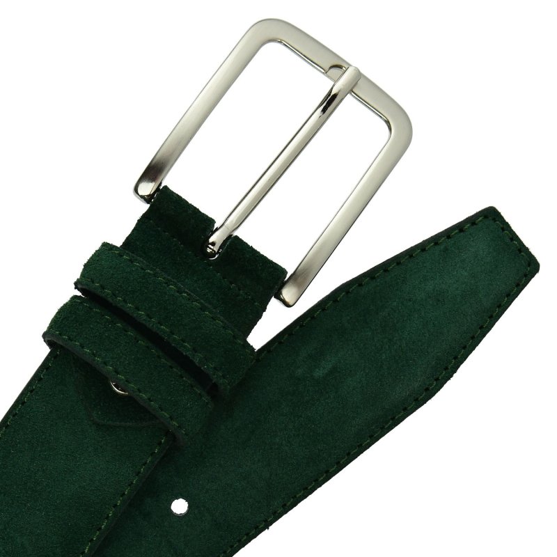 GreSel Ceinture en Daim Homme et Femme, Cuir Véritable, Made in Italy, Raccourcissable — vue 40