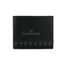 NazarenoGabrielli Men's Genuine Leather Wallet, Slim With Box 2