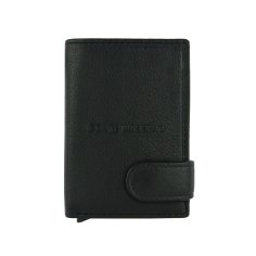 Conte Massimo Automatic Wallet, Slim Men's Credit Card Case In Genuine Leather, Handmade, RFID With Box 2