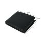 Conte Massimo Men's Genuine Leather Wallet, Handmade, RFID With Box, With Coin Pocket No Window — view 8