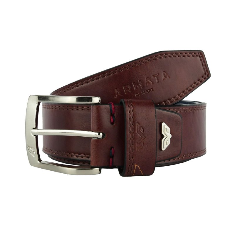 Armata Di Mare Ceinture Homme, Extérieur PU et Doublure en Cuir, Raccourcissable avec Boîte — vue 19