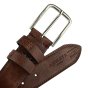 Armata Di Mare Ceinture Homme, Extérieur PU et Doublure en Cuir, Raccourcissable avec Boîte — détail logo