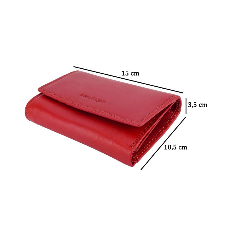Laura Biagiotti Women's Wallet in Genuine Leather, Compact, With Gift Box 156 — view 14