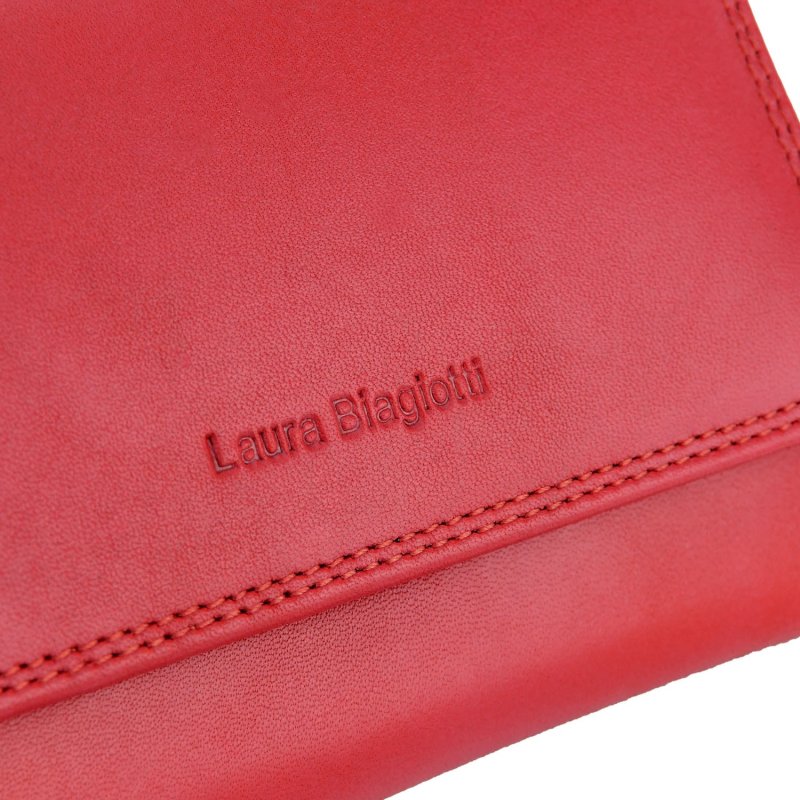 Laura Biagiotti Portefeuille Femme en Cuir Véritable, Compact, avec Boîte Cadeau 156 — vue 15