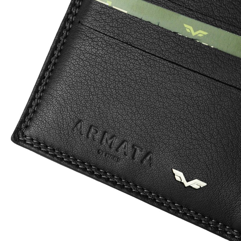 Armata di Mare Men's Wallet, In Genuine Leather With Coin Pocket and Gift Box — view 14