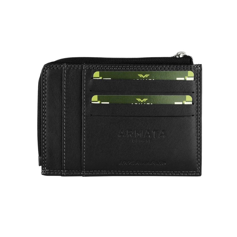 Armata di Mare Men's Wallet, In Genuine Leather With Coin Pocket and Gift Box — view 10