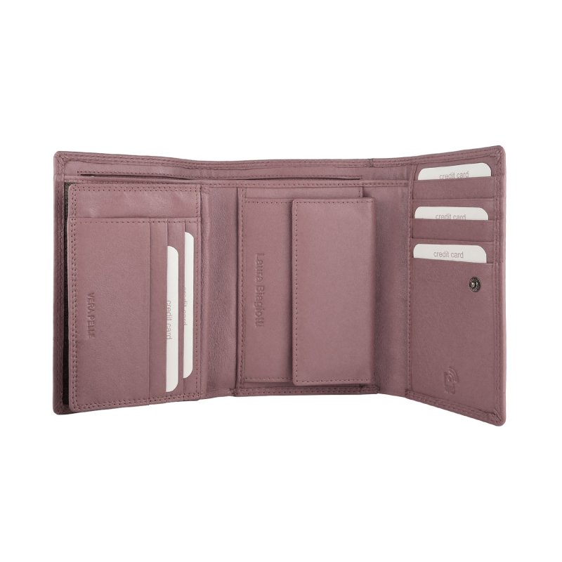 Laura Biagiotti Women's Wallet in Genuine Leather, Compact, With Gift Box 156 — view 18