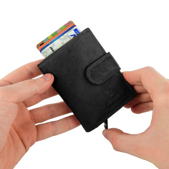 Porta carte di credito con tasca porta banconote Roncato