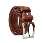 Conte Massimo Men's Belt in Genuine Leather, Made in Italy, Shortenable