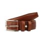 Conte Massimo Ceinture Homme en Cuir Véritable, Made in Italy, Raccourcissable — vue arrière