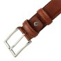 Conte Massimo Men's Belt in Genuine Leather, Made in Italy, Shortenable — detail
