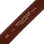 Conte Massimo Men's Belt in Genuine Leather, Made in Italy, Shortenable — view 8